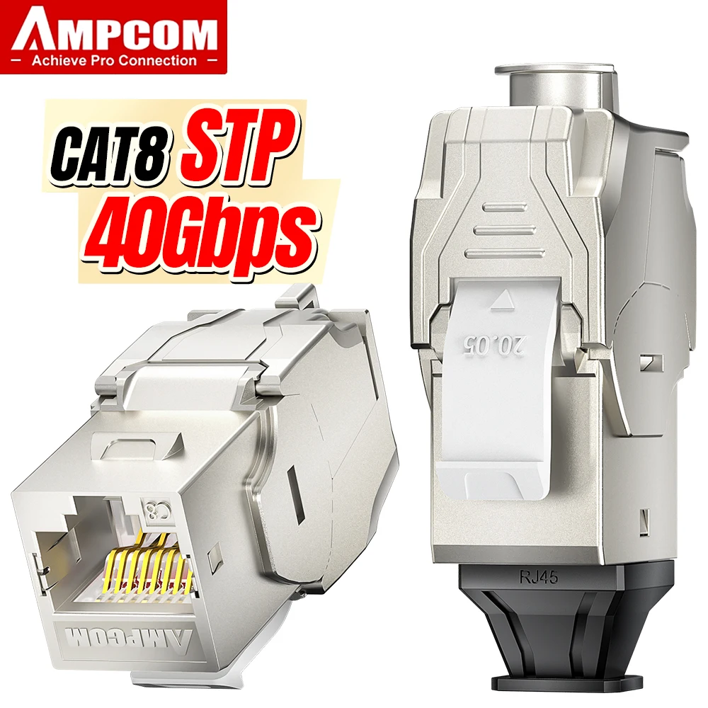 AMPCOM 12 шт RJ45 Экранированный
