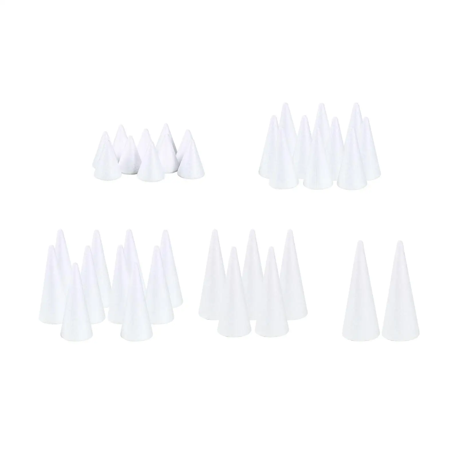 

Foam Cone Craft DIY Christmas Tree Educational Table Centerpiece Party Supply