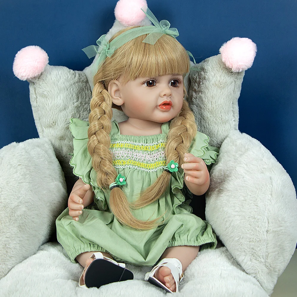 KEIUMI 22 Inch Full Silicone Reborn Doll Well Packaged Excellent Quality Alive Reborn Baby Doll For Children's Gift images - 6