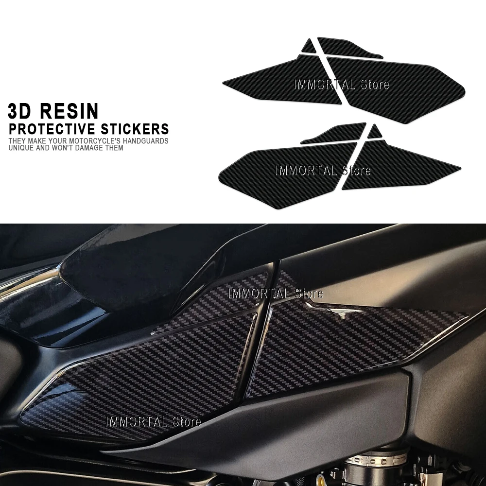 For BMW R1300GS R 1300 GS Triple Black 2023 2024 Motorcycle Side Protection Frame Gel Resin Protective Sticker od4 red laser protective goggles for 635nm 650nm 680nm laser protection