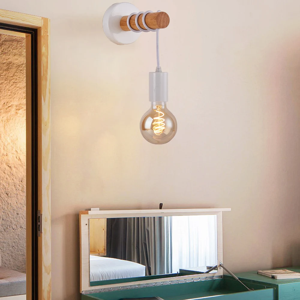 modern minimalist wall lamp e27 fitting