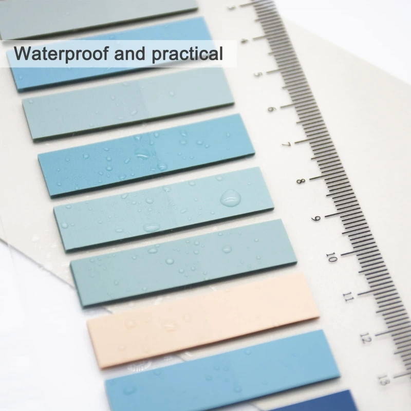 인덱스 스티커 노트 탭, 책 주석용 쓰기 가능한 페이지 마커, 투명 달력 마킹 라벨, 200 개