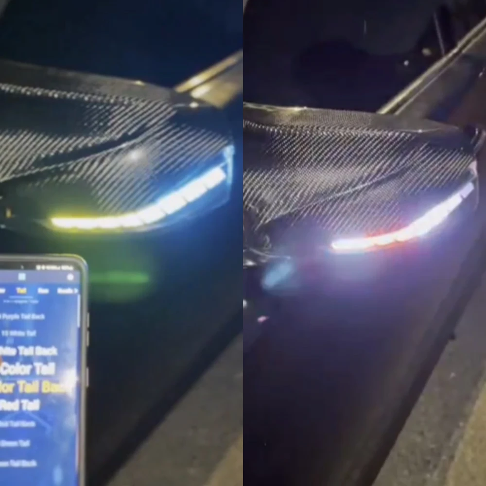 LED Mirror Sequential Signal Light Fog Light For Infiniti Q50 Q60 2014-2022