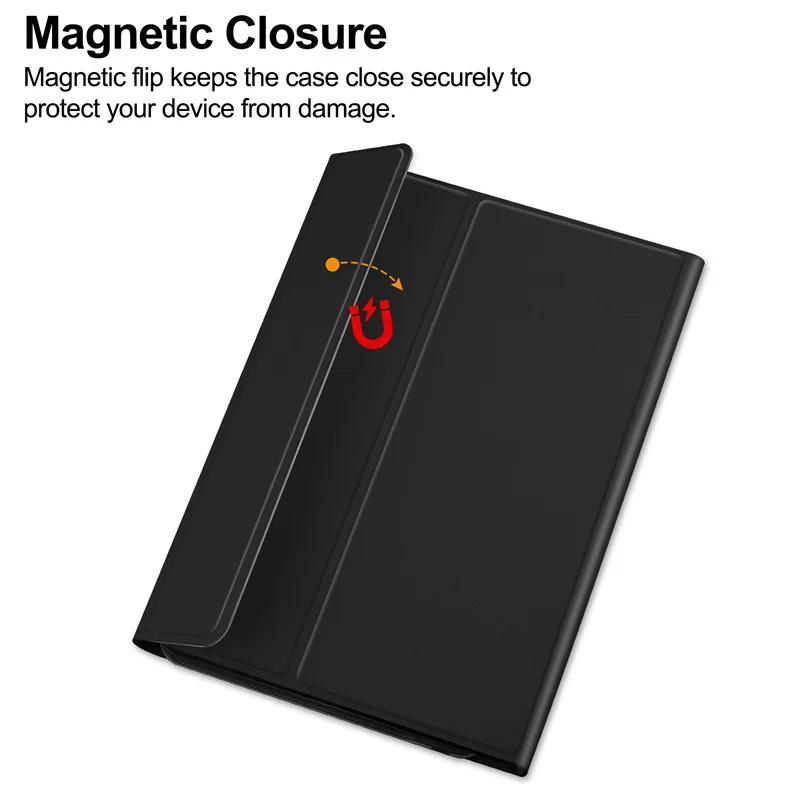 Touchpad Keyboard Case with Magnetic Backlit Cover