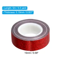 1/2/4Pc Glitter Sparkle Tape 15mmx5m Holographic Art Decorative Self-Adhesive Masking Tapes for DIY Scrapbook Art Craft Wrapping 2