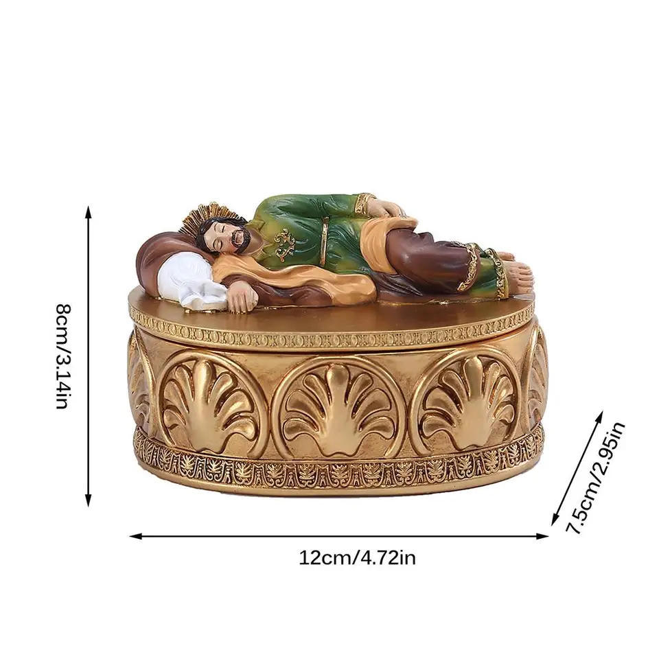 Statue Saint Joseph endormi 39 cm résine | vente en ligne sur