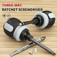Premium Ergonomic Ratchet Screwdriver Set - Double-Headed, Labor-Saving, Comfort Grip for Max Efficiency & Durability 1