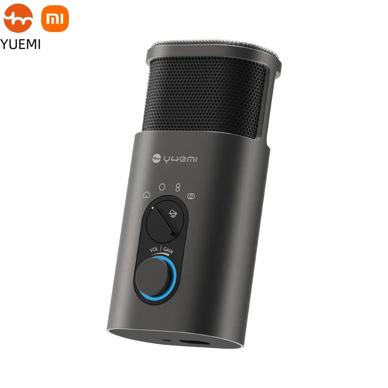 

Xiaomi Yuemi Wired Live Microphone with Four Recording Modes Radio Gain Adjustment Folding Stand Plug and Play