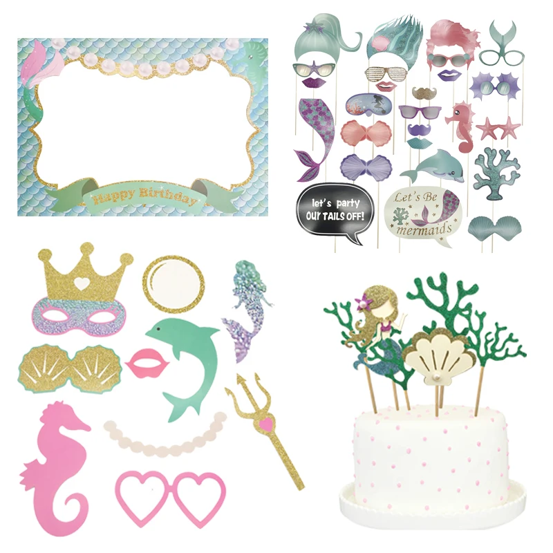 Chicinlife Mermaid Party Photo Booth Props Frame Baby Shower Decoration Wedding Kids Girl Happy Birthday PhotoBooth Supplies - AliExpress chicinlife-mermaid-party-photo-booth-props-frame-baby-shower-decoration-wedding-kids-girl-happy-birthday-photobooth-supplies-aliexpress