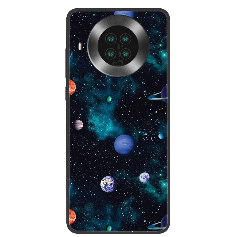 Silicone Cat Painted Soft Black Cover - Protective TPU Case