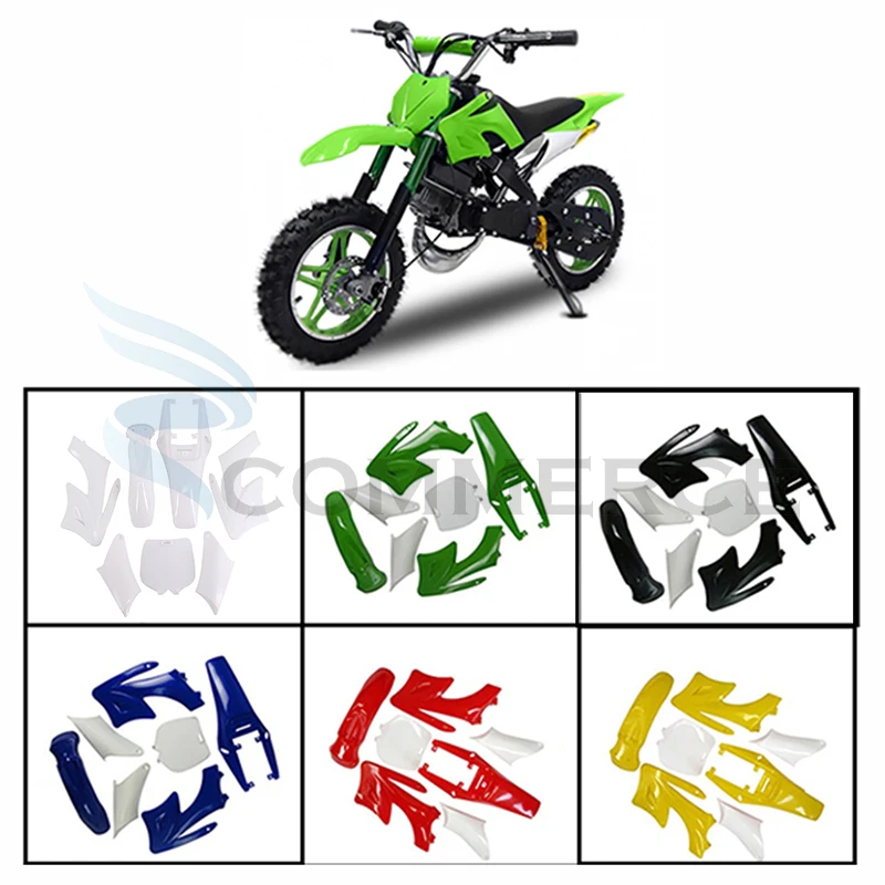 Motorcycle Fairing 1 set High Strength Plastic Fender Body Kits For Chinese 2 Stroke 47cc 49cc Apollo Orion Mini Dirt Bike Accessories motorcycle fairing,motorcycle wing kit