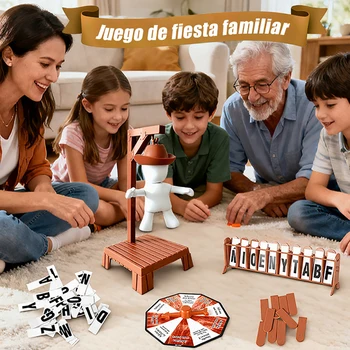 Teenager Magnetic Hangman Board Games Mystery Guessing Word Game Glow In The Dark Guessing Word Before Hank Falls Table Game