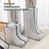 Storage Bag 1Pc Boot Organizer Dust-proof Waterproof Space-saving Visible Handle Design Shoe Storage Pouch Household Supply 3