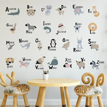 Animal Alphabet Kids Wall Stickers 1