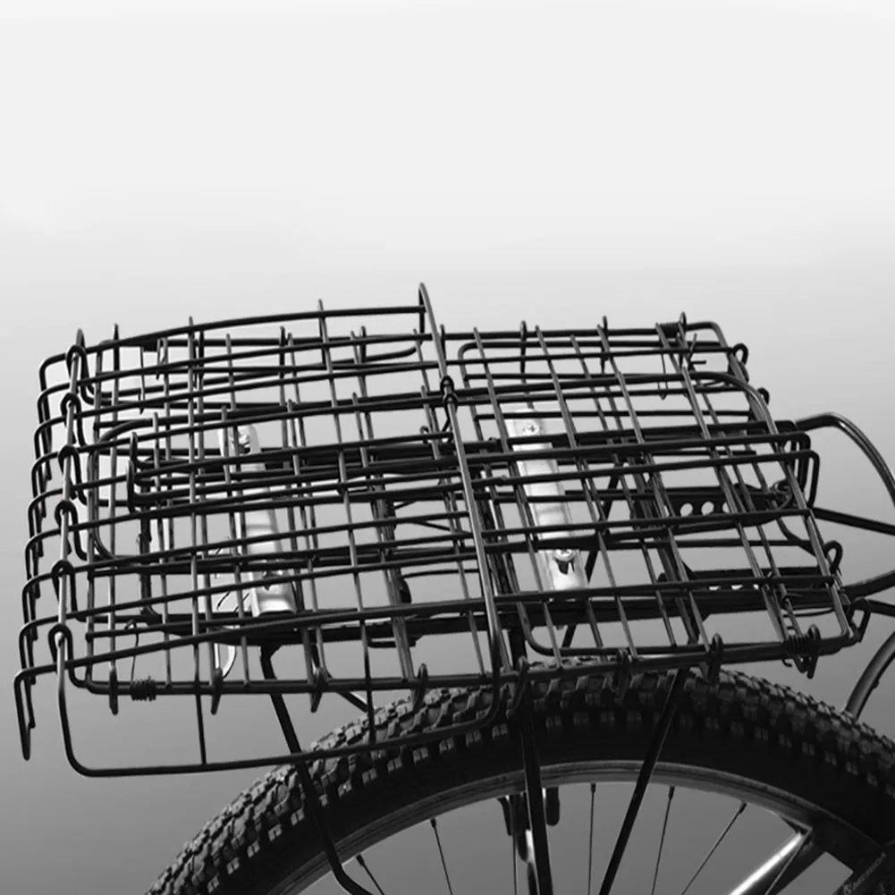 Hinterer Fahrradkorb Große Kapazität Metalldraht Fahrradkorb Wasserdicht  Regendichte Abdeckung Mtb Zubehör Tasche für Fahrrad