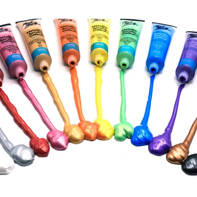 6 Colors Acrylic Paint Set Pigments Premium DIY Craft Art Supplies for Wall  Art Graffiti Watercolor Gouache Art Drawing