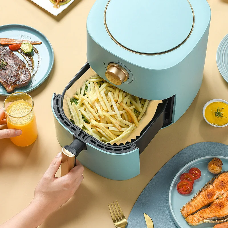 Air Fryer Disposable Paper for Non-Stick Oil-absorbing and Oil-proof Special Paper for Kitchen Barbecue Food Oven Baking Plate