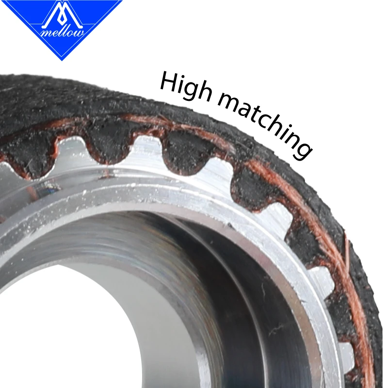 Mellow 고온 저항 Voron 2.4 3D 프린터, 타이밍 벨트 루프, EPDM GATES-188-2GT 기어 동기 벨트, GT2 폭 6mm