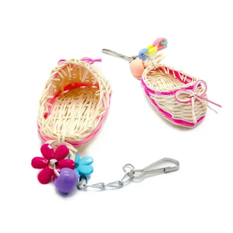 Bird Toys For Parrot And Budgie Cage Accessories Sandals Pet Supplies Cage Decoration Perch Parakeet vogelkooi parkiet agaporni