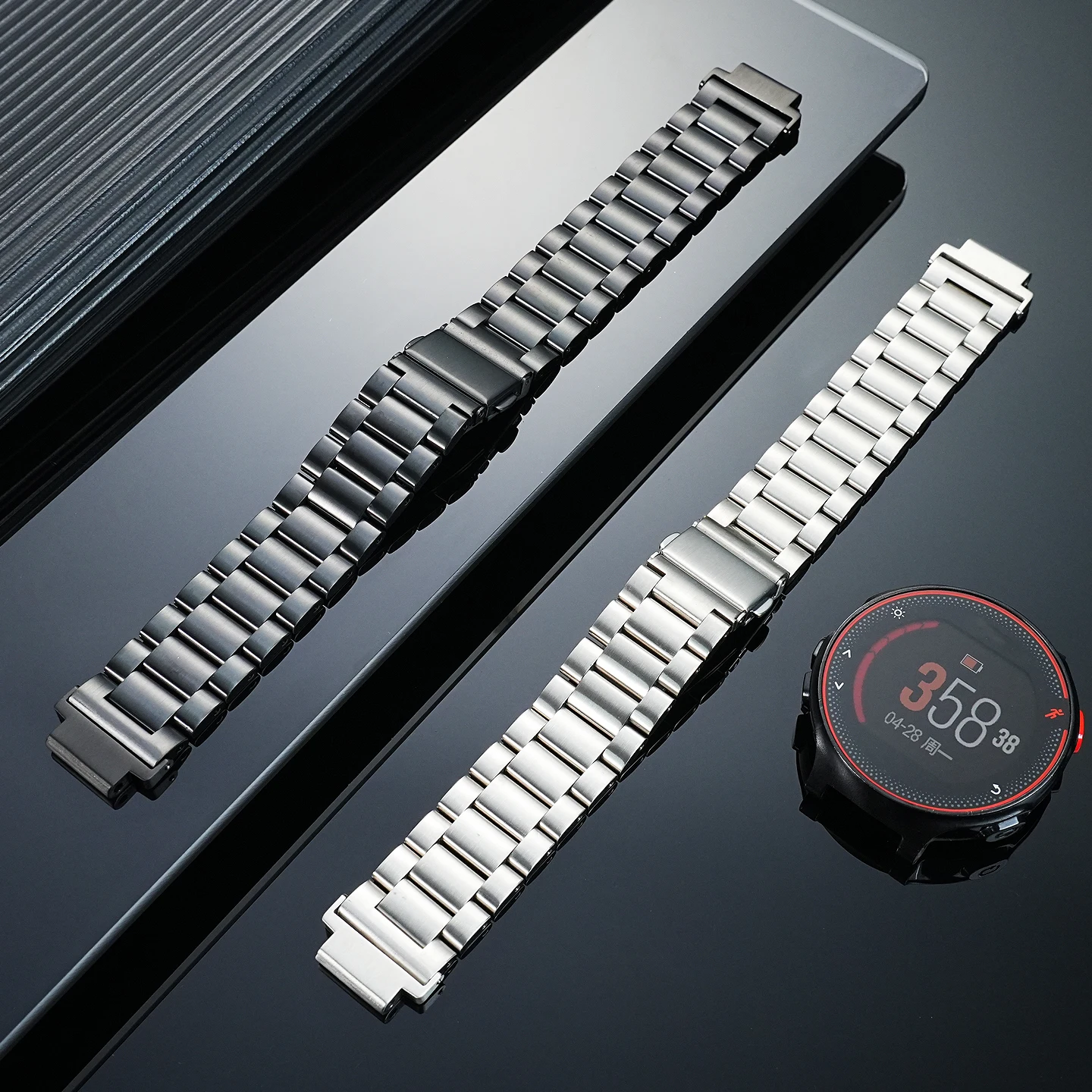 Stainless Steel Quick Release Watch Band - Men's Metal Replacement Strap