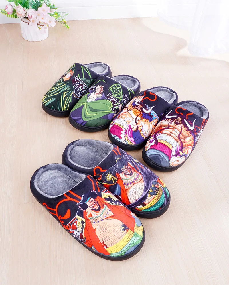 Japanese Anime ONE PIECE Winter House Slippers