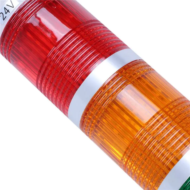새로운 5X AC/DC 24V 빨간색 녹색 노란색 LED 램프 산업용 타워 신호등