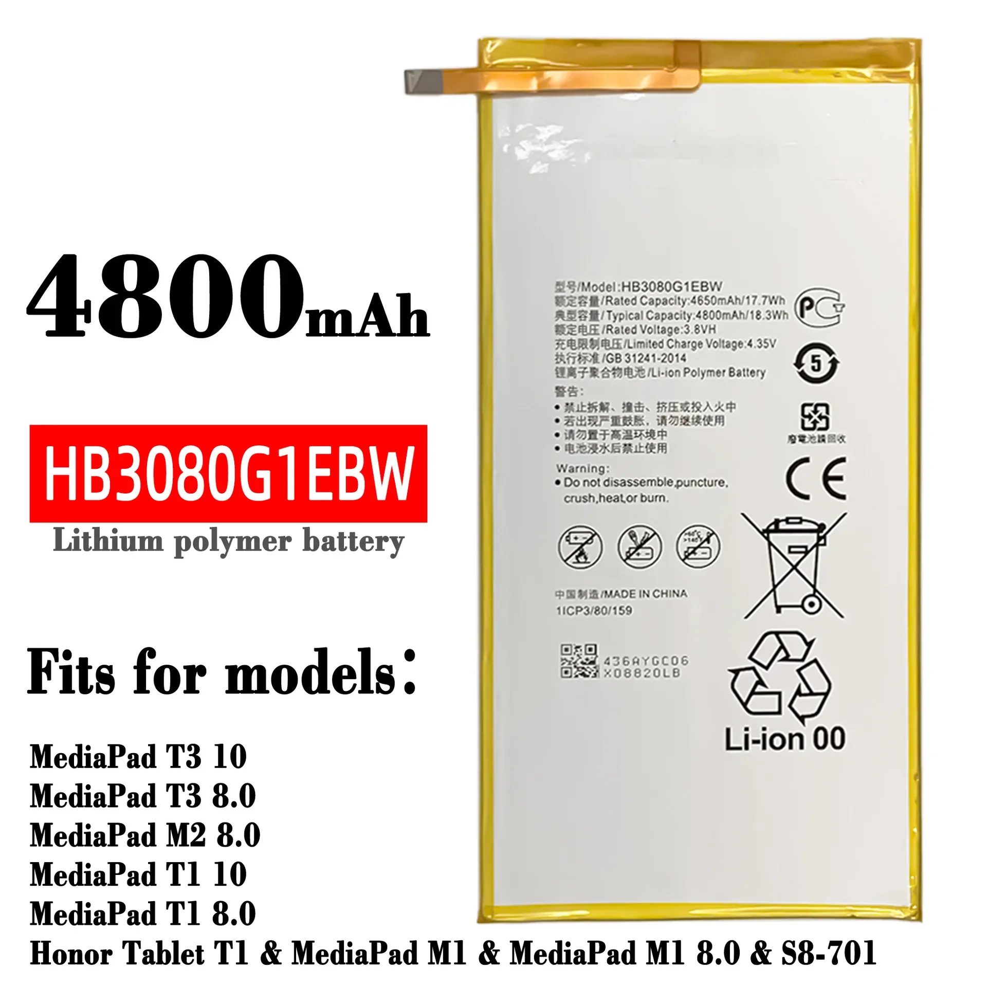 Cavo USB 2.0 CELLONIC 2m In Nylon Per Huawei MediaPad | Ricarica 2A E Trasferimento Dati | Micro USB, Nero