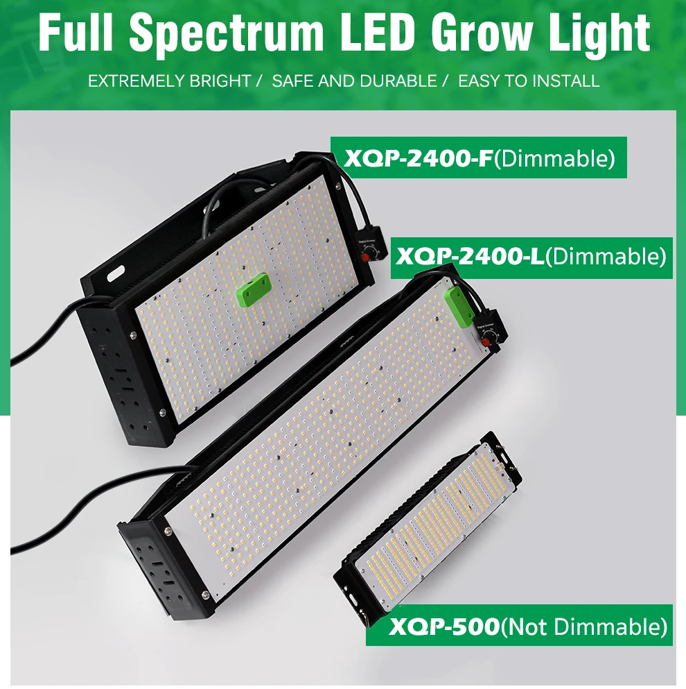Description Picture 3 of item50W 240W Full Spectrum LED Plant Growth Lamp Dimmable Light Indoor Channel Hydroponic System Plant Growth Lamp 85-265V