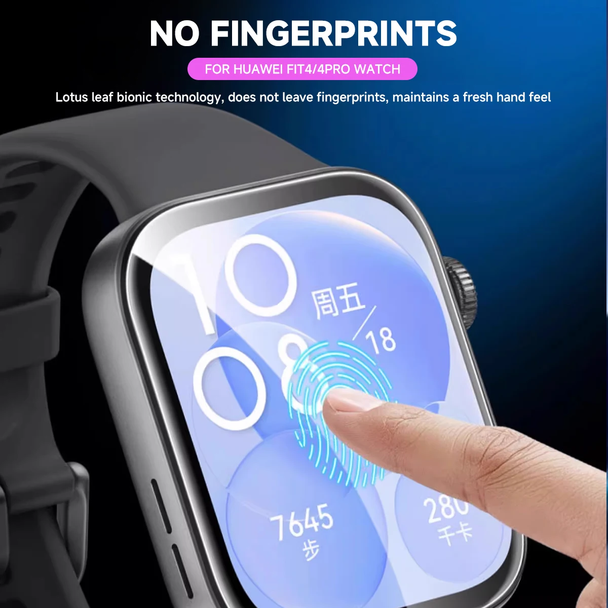 Pack of Screen Protectors – Clear Anti-Scratch TPU Hydrogel Film for Huawei Watch Fit Series Accessories