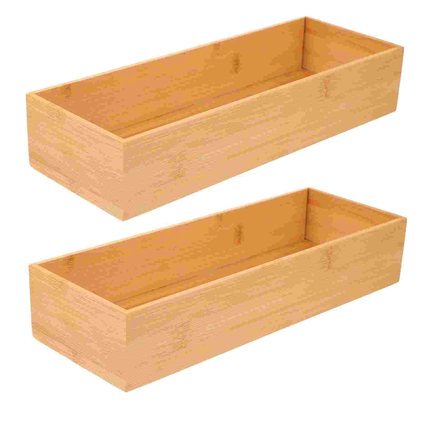 

Utensil Organizer Silverware Tray Cutlery Holder Flatware Containers Kitchen Drawer Organizer Wooden Storage Box