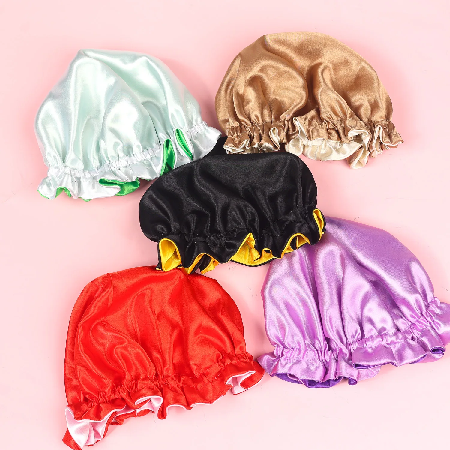 Child Girl Satin Silk Sleeping Cap for Children Baby Hair Bonnet for Sleeping Baby Silk Bonnet Double Layer Octopus Hair Cap Scb13207edbbd4cc2b9254d767004c4d4Z
