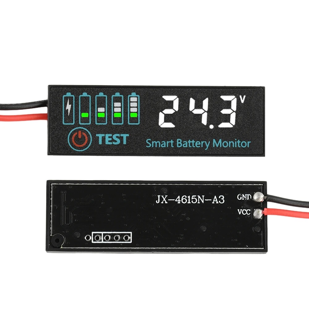 12V/24V/36V/48V 배터리 충전 표시기 보드 18650 리튬 이온 리포 리튬 배터리 레벨 표시기 테스터 용량 테스터 미터