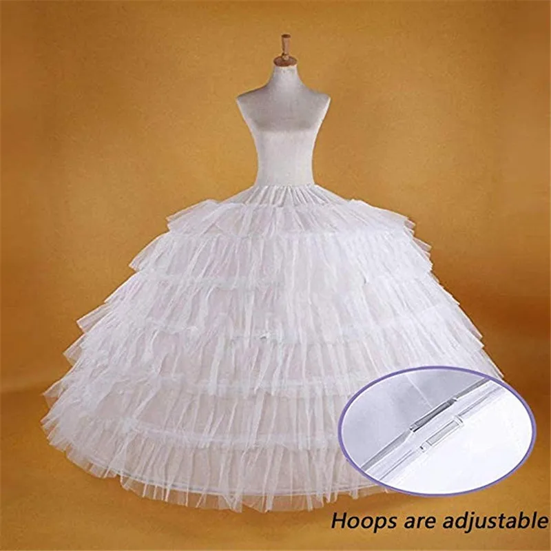 

Puffy Ball Gown Petticoats Slip Underskirt For Adult Wedding Formal Dress Brand New Large Long Crinoline 2022