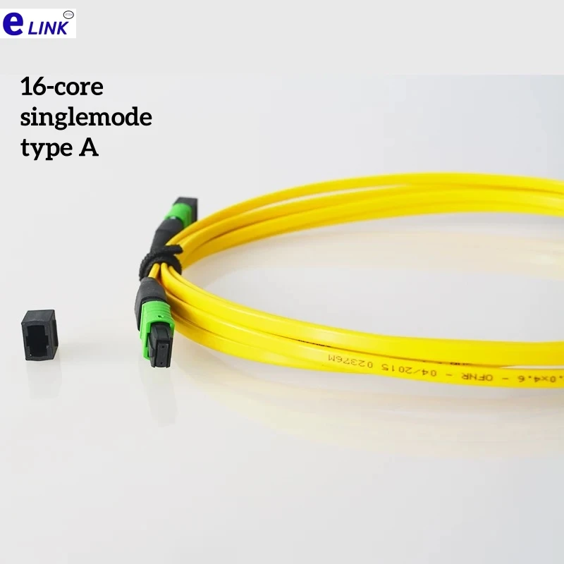 MPO 광섬유 패치코드 16코어 싱글모드 A타입 SM 암수 원형 케이블 1M 3M 5M 10M 15M 20M MPO/APC FTTH 점퍼 16C 3mm