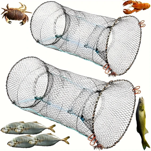 1pc Fishing Bait Trap, Crab Trap, Crawfish Trap, Collapsible