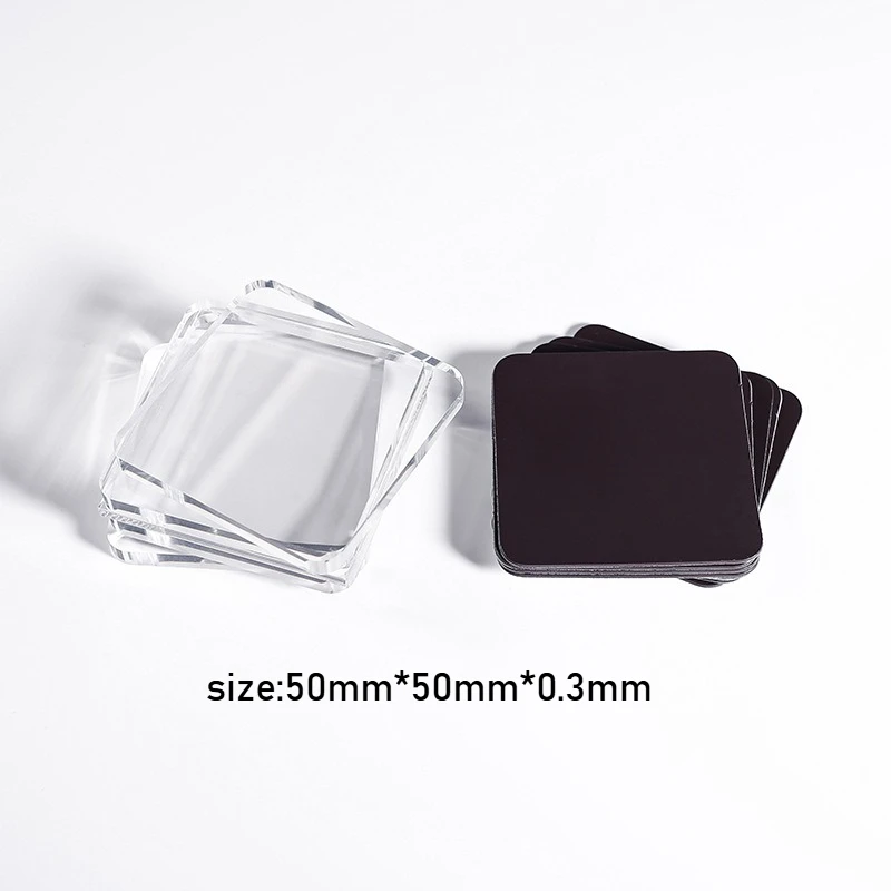 DIY Home Decor: Transparent Acrylic Magnet Set (5/10pcs)
