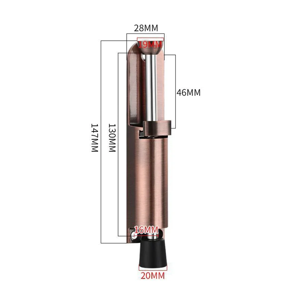 مُثبّت باب تلسكوبي للحمام، مُوقّف باب معدني، مُثبّ...