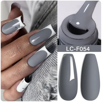 Dark Grey Matte Color Series Gel Nail Polish