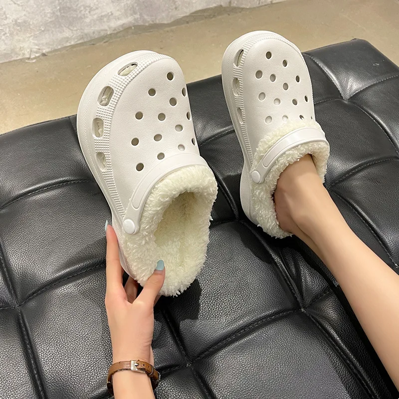 Shoe Covers Winter Warm Plush Lining Thicken Insoles Detachable Liner Soft Fur Washable Hole