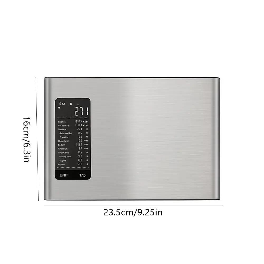 Smart Digital Nutrition Kitchen Scale For Goal Progress Tracking_voghion.com