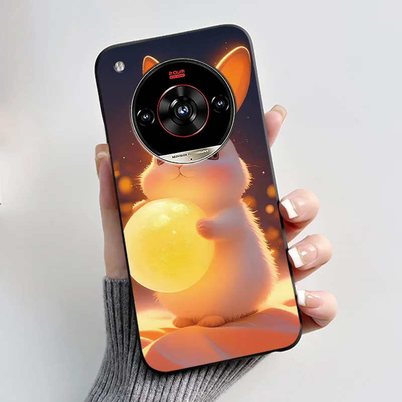 Aesthetic Luxury Soft Silicone Cover for ZTE Nubia Focus 2 Ultra 5G - Cute & Cool Design for Boys & Girls