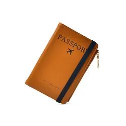 Waterproof RFID Blocking Passport Wallet & Anti - Theft Travel Purse (Brown)