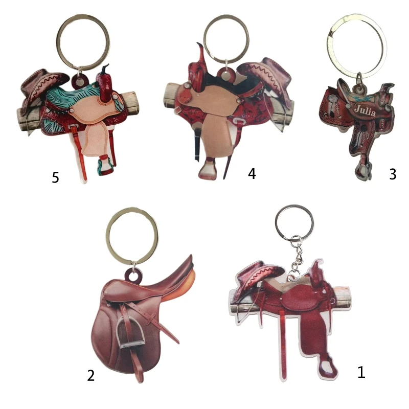 WesternHorseSaddleKeychainWesternCarInteriorKeychainKey