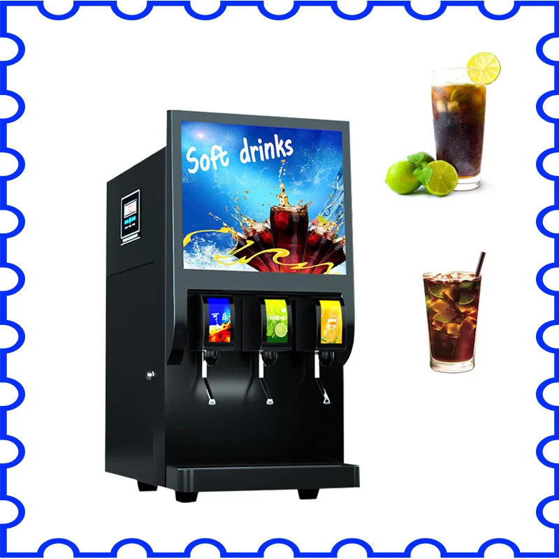 Efficient Silent Cold Drink Cola Water Dispenser Cola Vending Machine 3 Flavors Soda Drink Machine
