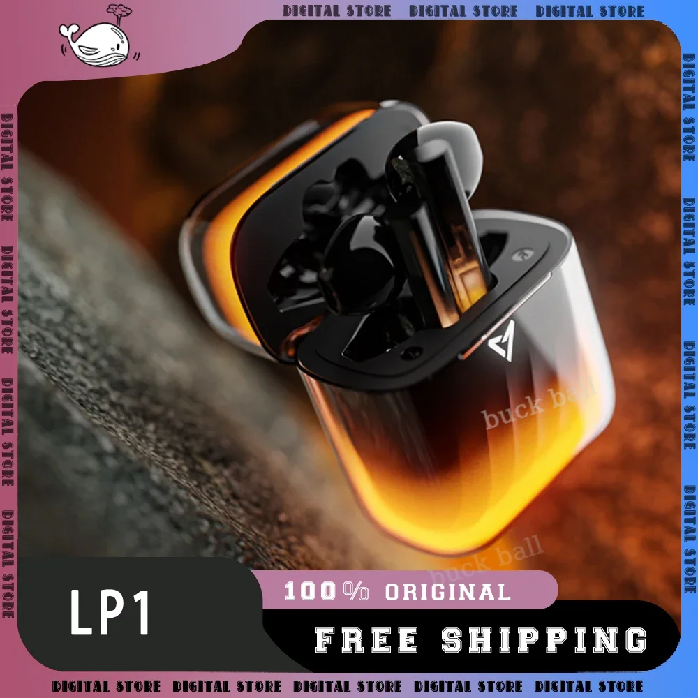 

Liup Lp1 Bluetooth Wireless Earphone Luminous Quicksand Earbuds Active Noise Reduction Gaming Headphones Low Latency Earphones