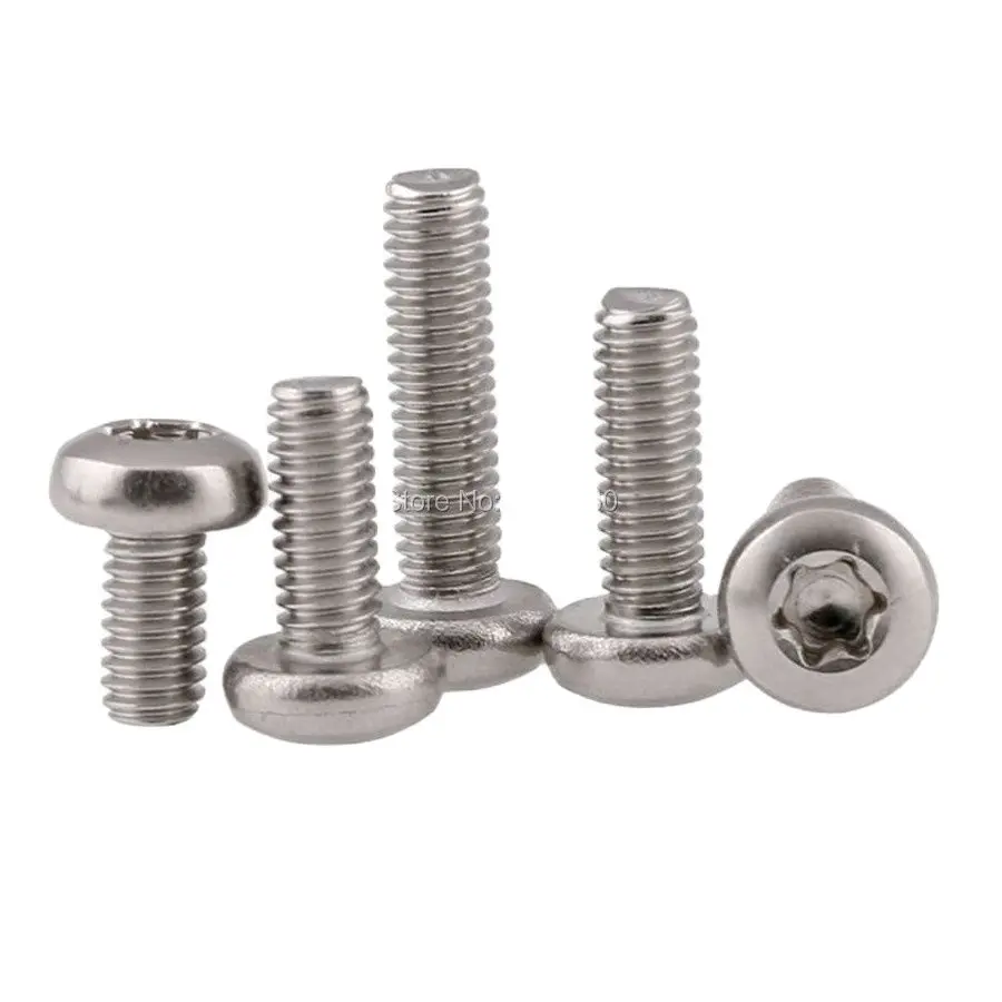 M2 M2.5 Acciaio Inossidabile Vivi Acciaio Inox Torx Pan Testa Tonda Cabeanza Redonda Viti A Macchina 1000 Pz/Lotto