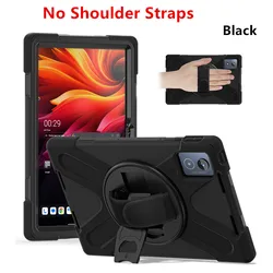 Durable Shockproof Kids Tablet Case - Heavy Duty Silicone Armor Cover for K11 Plus TB352FU XU (Black No Straps)