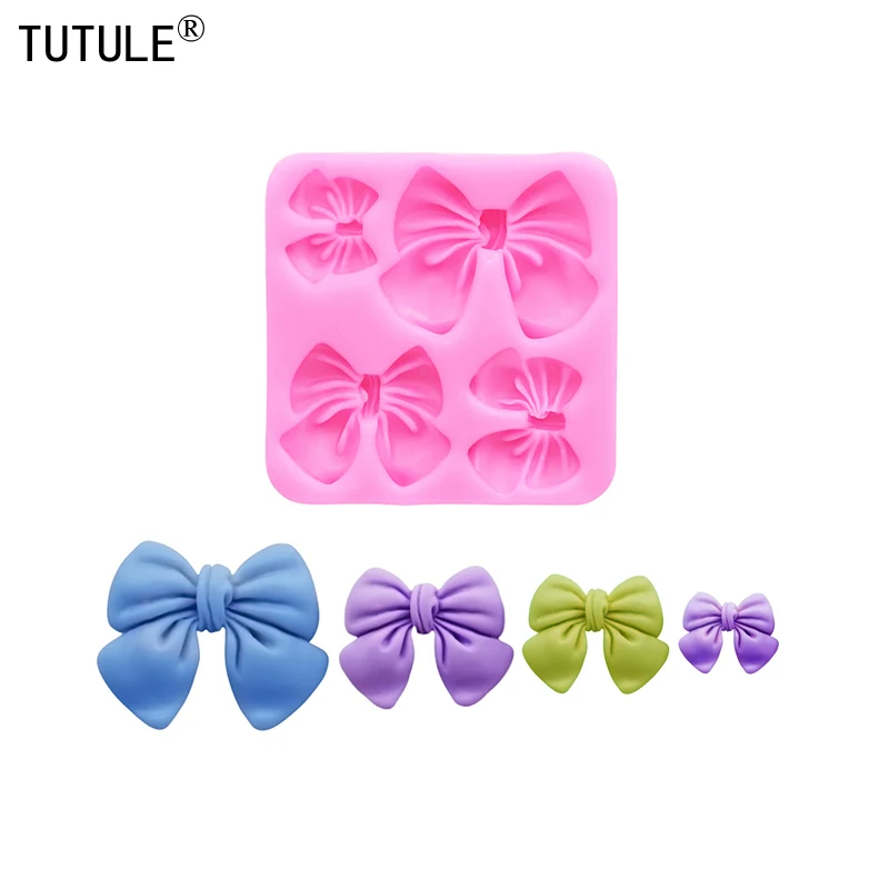 Butterfly knot flip candy chocolate silicone mold diy Large Small Butterfly cake decorating accessories clay drip silicone molds silicone mold