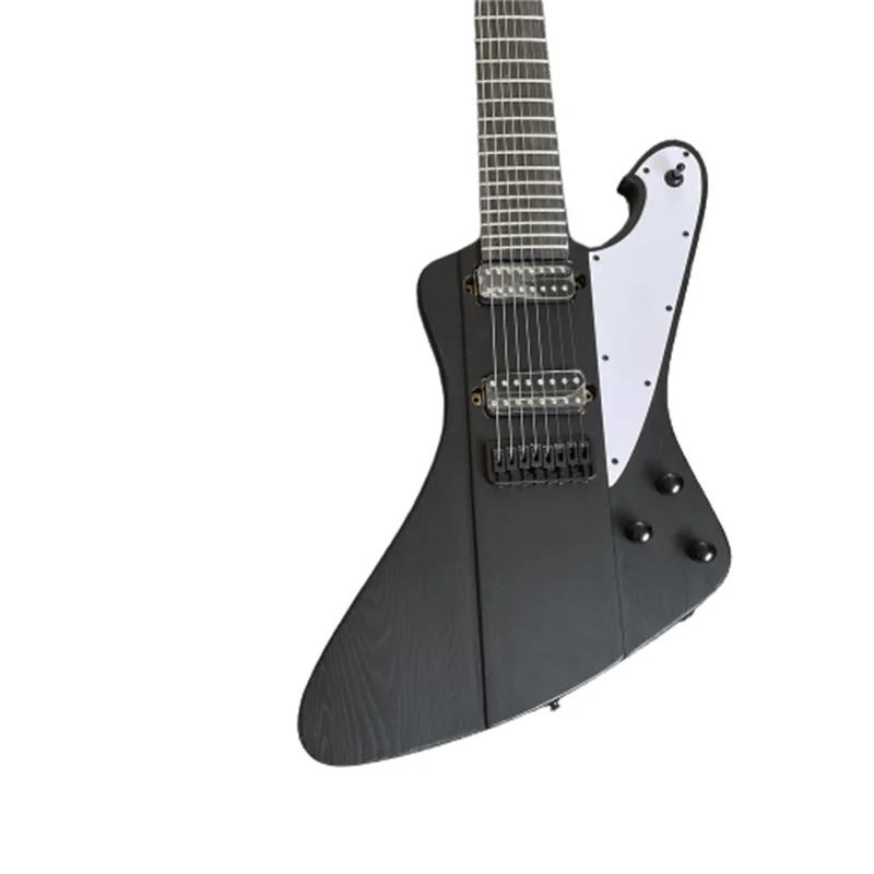 

Integrated Electric Guitar Matte 8 Strings Fingerboard Without Inlay Double Open Pickup