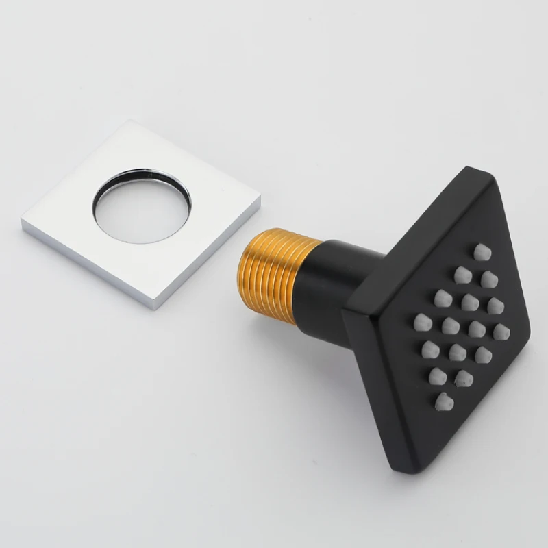 Shower sprayer jet set spa massage side flow 50mm 2 Inch square round shower bathroom system